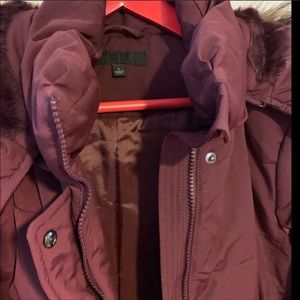 Uniqlo Burgundy Coat